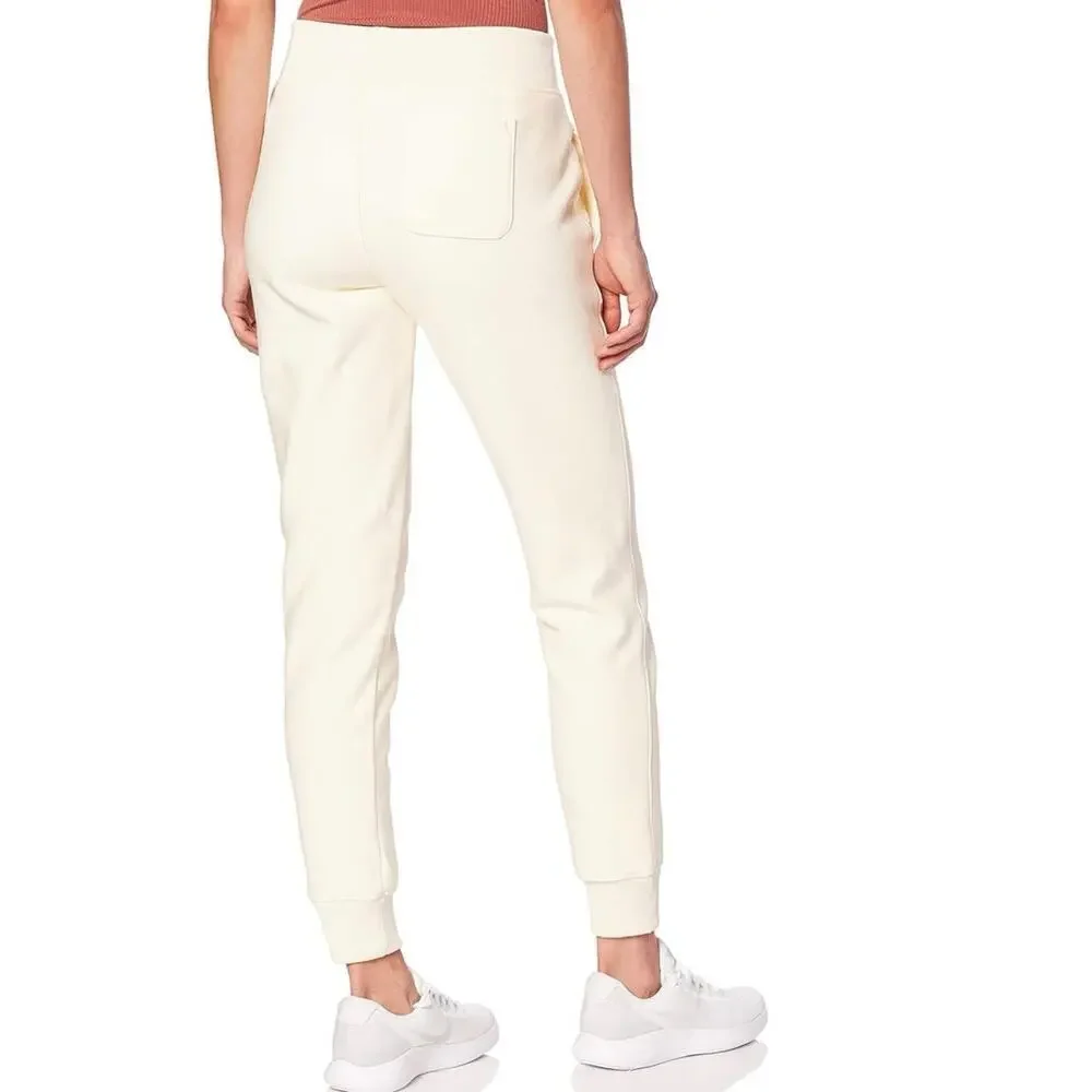 Champion Reverse Weave Jogger Sweat Pant Chalk White Old English Varsity Size M